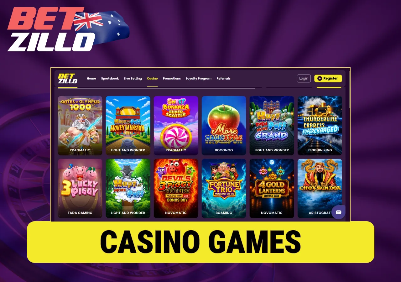 Betzillo slots